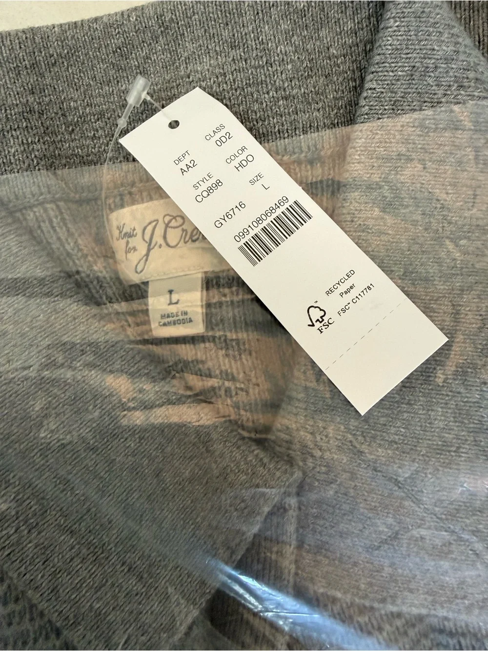 J. Crew nwt size
